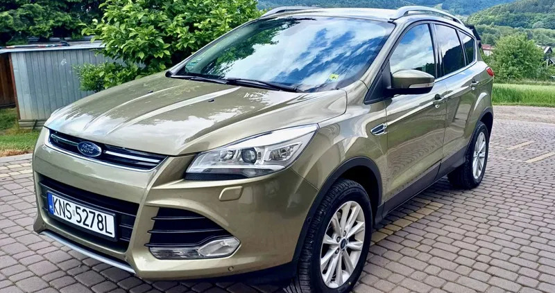 samochody osobowe Ford Kuga cena 64000 przebieg: 163000, rok produkcji 2015 z Maków Podhalański